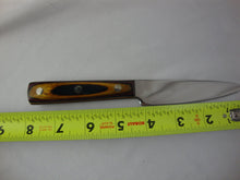 Load image into Gallery viewer, Eagle River Knife Co Alaska Dymondwood Brown and Black Handle Kitchen Utility Steak Knife