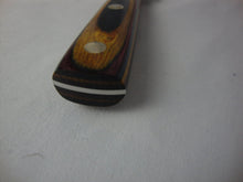 Load image into Gallery viewer, Eagle River Knife Co Alaska Dymondwood Brown and Black Handle Kitchen Utility Steak Knife