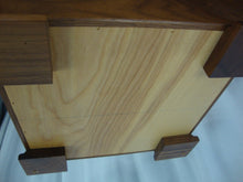 Load image into Gallery viewer, Handmade Wood Chess/Checkers Board with Storage *Checker Missing*