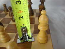 Load image into Gallery viewer, Handmade Wood Chess/Checkers Board with Storage *Checker Missing*