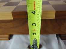 Load image into Gallery viewer, Handmade Wood Chess/Checkers Board with Storage *Checker Missing*