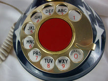 Load image into Gallery viewer, 1973 Western Electric Stars & Stripes Candlestick Rotary Dial Telephone *UNTESTED*