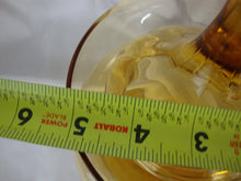 Load image into Gallery viewer, Vintage Empoli Amber Glass Circus Tent Apothecary Lidded Jar