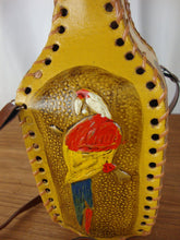 Load image into Gallery viewer, Vintage Cayman Islands BWL Souvenir Leather Covered Decanter Empty Bottle