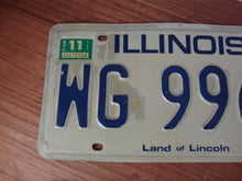 Load image into Gallery viewer, 1979 Illinois Land of Lincoln Matched Pair WG 9962 Automobile Car License Plate Pair