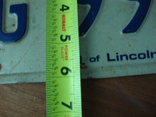 Load image into Gallery viewer, 1979 Illinois Land of Lincoln Matched Pair WG 9962 Automobile Car License Plate Pair