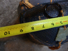 Load image into Gallery viewer, Vintage Asian Chinese Woven Lidded Wedding Basket With Jade Pendant