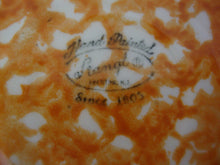 Load image into Gallery viewer, Vintage Stangl Pottery Town & Country Orange Sponge Ware Covered Sugar Bowl & Creamer Table Set