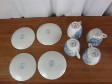 Load image into Gallery viewer, Vintage Enoch Wedgwood Countryside Teacup and Saucer Service for 4
