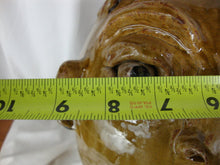 Load image into Gallery viewer, Marvin Bailey Pottery 19 Inch Amber Tan Xlarge 11 Tooth Ugly Face Jug