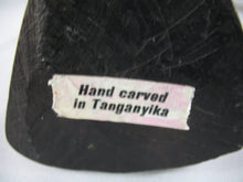 Load image into Gallery viewer, Vintage Hand Carved Tanganyika Ebony Goddess Bust Statue
