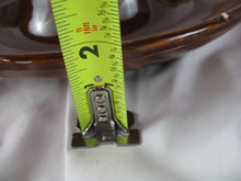 Load image into Gallery viewer, Vintage Kathy Kale USA Brown Drip Glaze Chip and Dip Appetizer Bowl