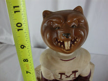 Load image into Gallery viewer, 1975 Ezra Brooks University Minnesota Hockey Gopher Figural Empty Decanter