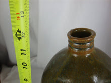 Load image into Gallery viewer, Marvin Bailey Potter Green/Blue 11 Inch Open Mouth Scream Ugly Face Jug