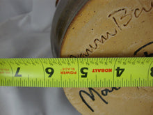 Load image into Gallery viewer, Marvin Bailey Ochre/White Crying Eyes 9 Inch Ugly Face Jug