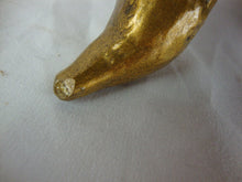 Load image into Gallery viewer, MCM Hollywood Regency Large Gold Gilded Ceramic/Clay Bull Sculpture Figure