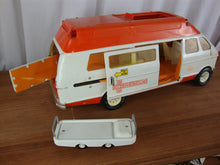 Load image into Gallery viewer, 1970s Tonka Emergency Rescue Ambulance Metal Toy Vehicle with Medical Stretcher