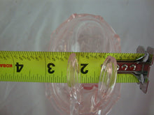 Load image into Gallery viewer, Vintage Blush Pink Glass Bunny on Nest Basket Trinket Dish