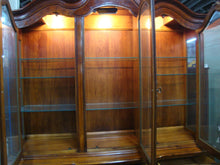 Load image into Gallery viewer, 1971 Thomasville French Provincial Two Piece Lighted China Cabinet