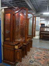 Load image into Gallery viewer, 1971 Thomasville French Provincial Two Piece Lighted China Cabinet