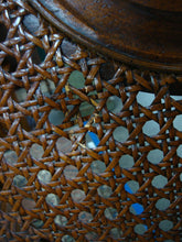 Load image into Gallery viewer, 1971 Thomasville Provincial Double Base Dining Table, (2) Leaves and (6) Dining Upholstered Chairs