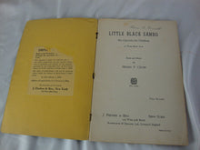 Load image into Gallery viewer, Vintage Little Black Sambo Operetta for Children Softcover School Program Book