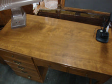 Load image into Gallery viewer, Vintage Ethan Allen Nutmeg Maple Four Drawer Student Desk