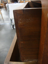 Load image into Gallery viewer, Antique Three Drawer Dresser Wishbone Swivel Mirror and Top Glove Boxes