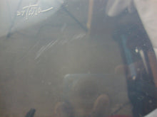 Load image into Gallery viewer, Vintage Temp-tations Aqua/White Floral Lace 3 Qt Casserole Dish with Platter and Black Metal Stand