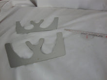 Load image into Gallery viewer, Two Vintage Trubyte Occlusal Aluminum Plates with Clear Plastic Millimeter Rule