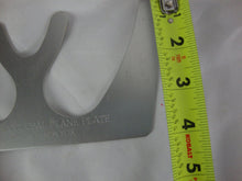 Load image into Gallery viewer, Two Vintage Trubyte Occlusal Aluminum Plates with Clear Plastic Millimeter Rule