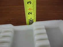 Load image into Gallery viewer, 1950s The American Cabinet Co. Milk Glass Double Ribbed Dental Equipment Tray