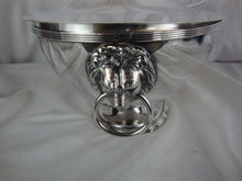 Load image into Gallery viewer, Vintage Reed & Barton #339 Silverplate Lions Head Oval Covered Serving Dish with Ladle