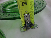 Load image into Gallery viewer, Vintage EAPG Emerald Green Delaware Pattern Butter Cheese Dish with Dome Lid