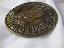 Load image into Gallery viewer, Vintage Drink Hires Rootbeer Healthful & Pure Metal Belt Buckle