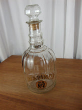 Load image into Gallery viewer, Vintage Jack Daniels Old No. 7 Clear Glass Decanter with Stopper EMPTY