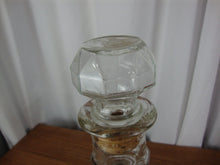 Load image into Gallery viewer, Vintage Jack Daniels Old No. 7 Clear Glass Decanter with Stopper EMPTY