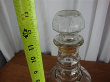 Load image into Gallery viewer, Vintage Jack Daniels Old No. 7 Clear Glass Decanter with Stopper EMPTY