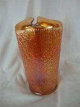 Load image into Gallery viewer, Vintage Jeannette Marigold Glass Tree Bark Beverage Pitcher