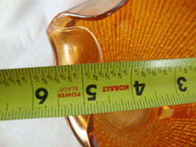 Load image into Gallery viewer, Vintage Jeannette Marigold Glass Tree Bark Beverage Pitcher