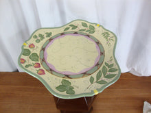 Load image into Gallery viewer, Custom Ceramic Lamp Base Fruit Leaf Top Garden Bird Bath