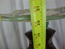 Load image into Gallery viewer, Custom Ceramic Lamp Base Fruit Leaf Top Garden Bird Bath