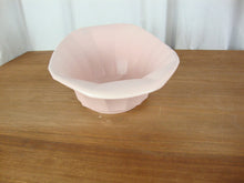 Load image into Gallery viewer, MCM Hyalyn Pink Ceramic Oval Fan Console Decor Bowl