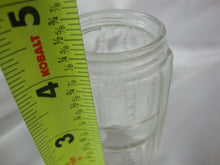 Load image into Gallery viewer, Vintage Hoosier Sellers Vertical Beaded Rib Spice Jar Bottle with Metal Lid