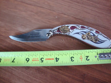 Load image into Gallery viewer, Franklin Mint Harley Davidson Heritage Softtail Folding Collector Knife with Soft Case