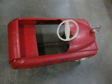 Load image into Gallery viewer, 1950's Retro Red Metal Pedal Car Firetruck Children's Toy Car