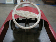 Load image into Gallery viewer, 1950's Retro Red Metal Pedal Car Firetruck Children's Toy Car