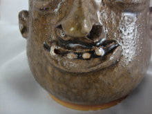 Load image into Gallery viewer, Marvin Bailey Pottery Latte Color Small 5 Inch Devil Ugly Face Jug