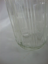 Load image into Gallery viewer, Vintage Hoosier Sellers Vertical 3 Vertical Rib Spice Jar Bottle with Metal Lid