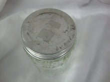 Load image into Gallery viewer, Vintage Hoosier Sellers Vertical 3 Vertical Rib Spice Jar Bottle with Metal Lid